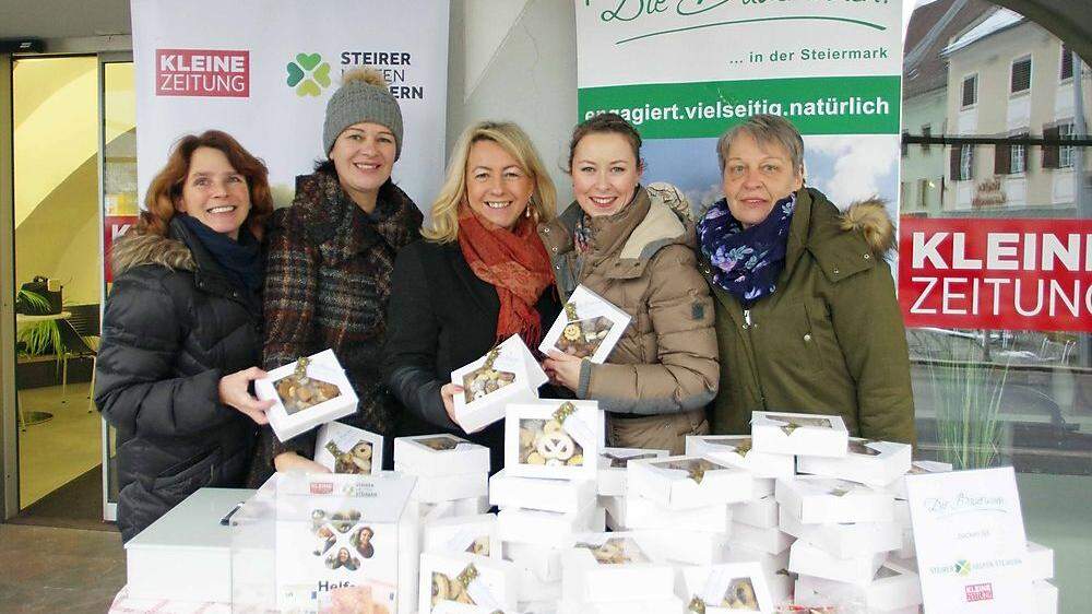 117 Kilo Kekse wurden im Vorjahr in Bruck verkauft