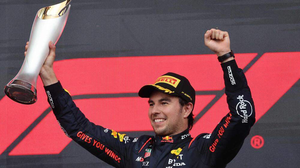 Sergio Perez holte in Baku seinen sechsten Grand-Prix-Sieg