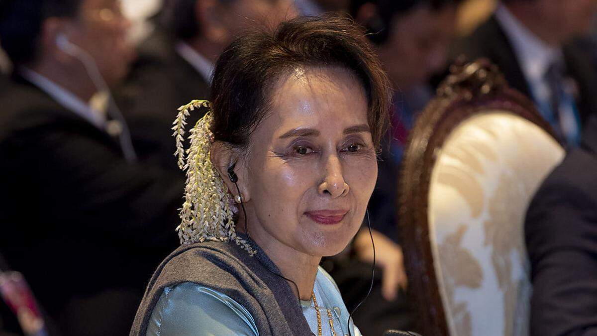 Ex-Regierungschefin Aung San Suu Kyi 