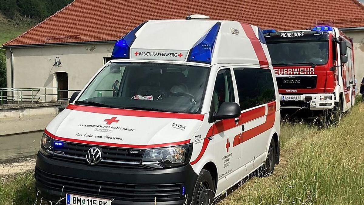 Rotes Kreuz, Feuerwehr und Polizei rückten aus