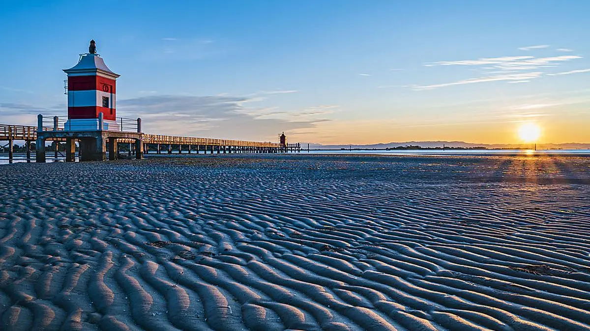Der Leuchtturm in Lignano Sabbiadoro