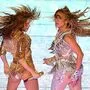 Shakira und Jennifer Lopez waren in der Pause der Blickfang