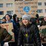 Klimaaktivistin Greta Thunberg bei einem Auftritt in Davos im heurigen September