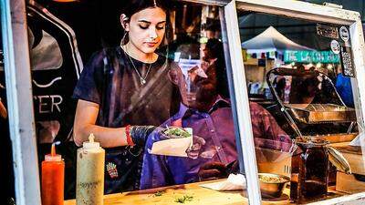 Von Indisch bis Vietnamesisch: Das Sortiment an internationaler Küche ist beim Street Food Market groß