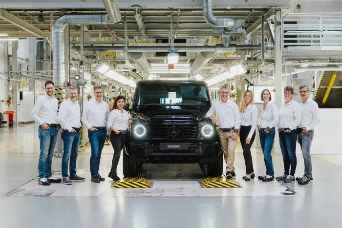 Der 600.000 G lief im Jahr 2025 bei Magna Steyr vom Band