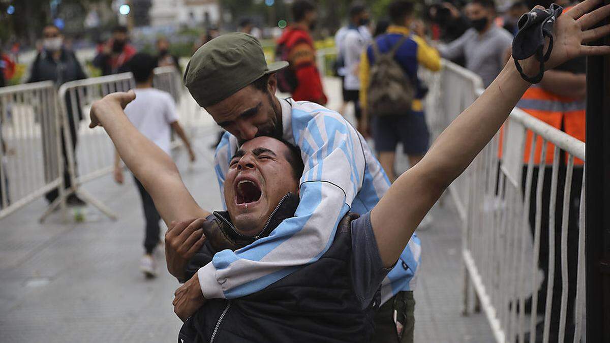 Die Anteilnahme am Tod von Maradona ist in Buenos Aires riesig