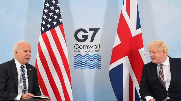 Hochrangiger Besuch aus Amerika anlässlich des G7-Gipfels in Großbritannien.