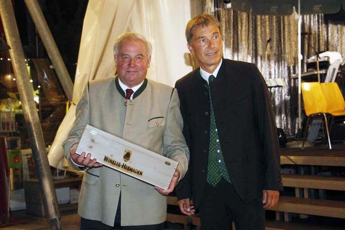 Landeshauptmann Hermann Schützenhöfer und Bürgermeister Johann Winkelmaier nahmen gemeinsam...  