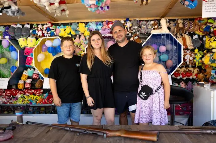 Auch die Schießbuden waren gefragt
