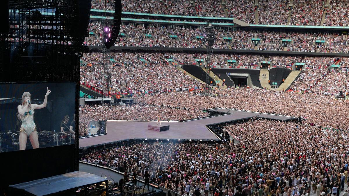 Bereits im Juni ist Taylor Swift vor 85.000 Fans in London aufgetreten