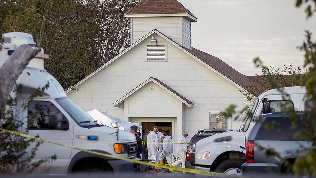 Der Tatort: Die Kirche in Sutherland Springs