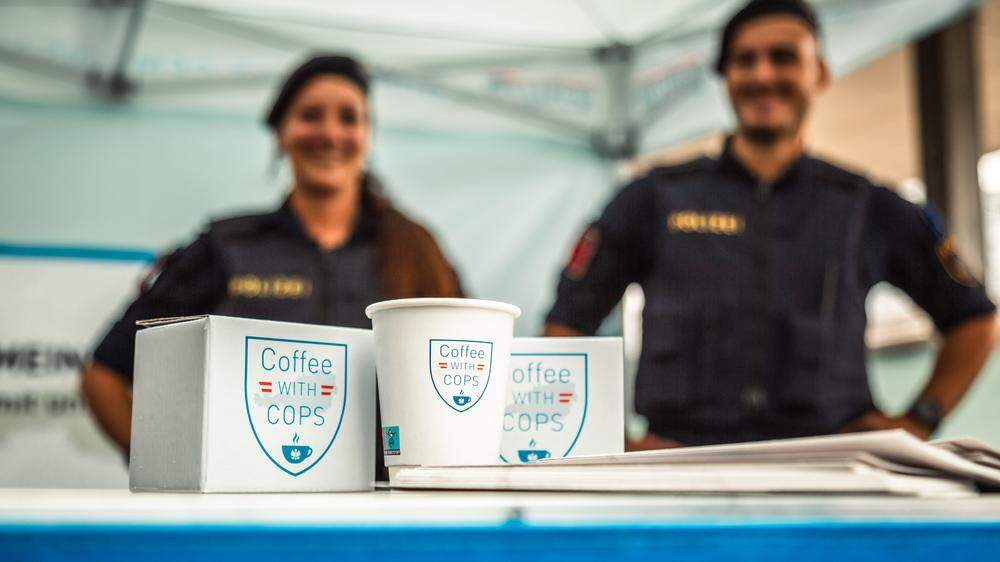 Kaffeetrinken mit Polizisten? Das können die Osttiroler im Oktober