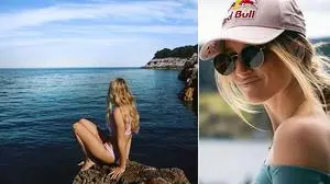 Ob einfach nur cool oder im Bikini: Anna Gasser macht in jeder Hinsicht eine top Figur