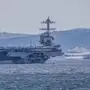 USS Gerald R. Ford hat am Donnerstag Split nach fünf Tagen verlassen. 