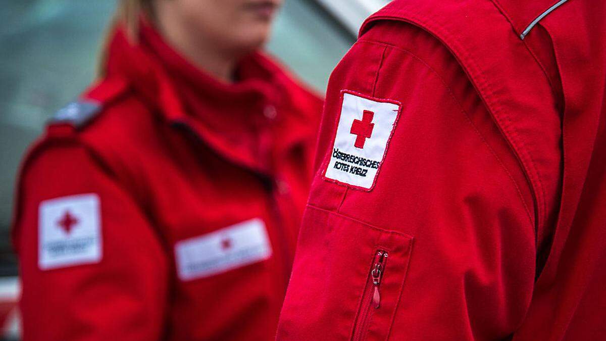 Das Rote Kreuz brachte den Mann ins Krankenhaus