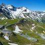 Panoramablick von der Edelweißspitze, die ihren Namen vom Erbauer der Großglockner Hochalpenstraße Franz Wallack hat