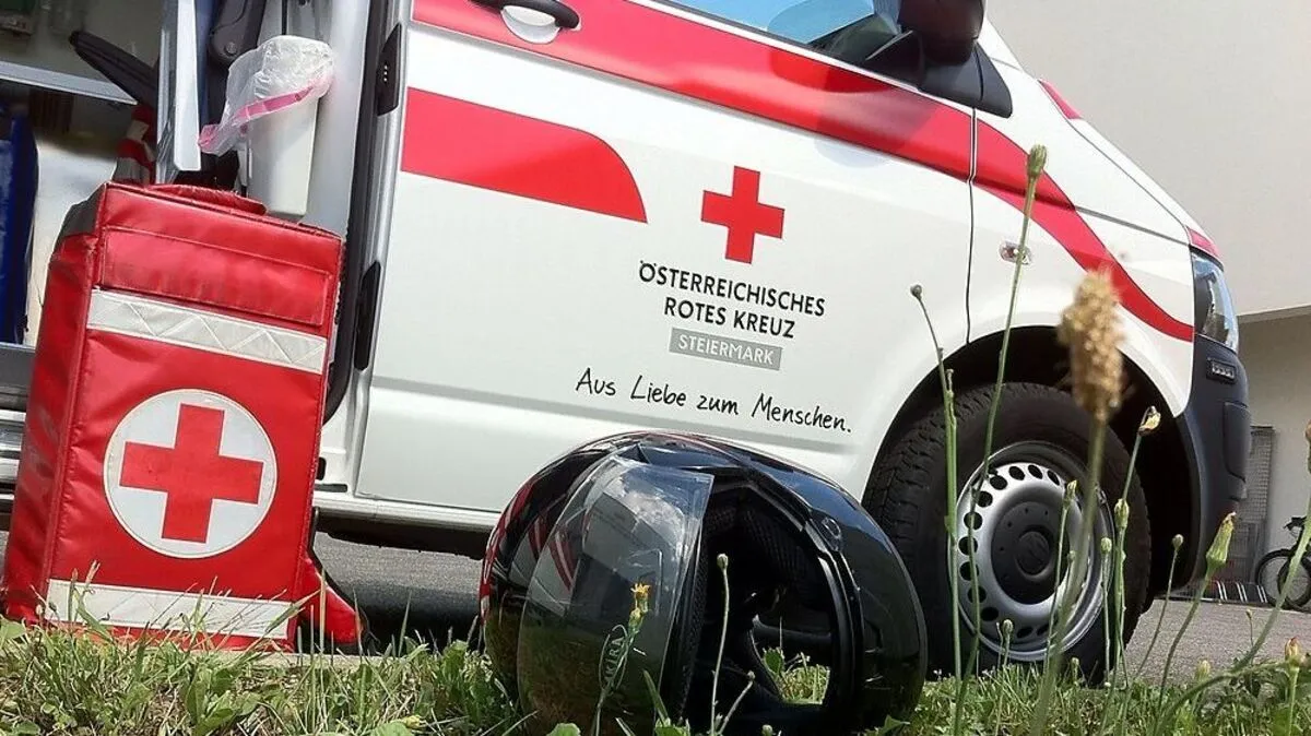Der Motorradfahrer wurde verletzt