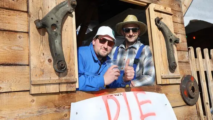 Die Kreativität kannte beim Faschingsumzug in St. Stefan im Rosental keine Grenzen