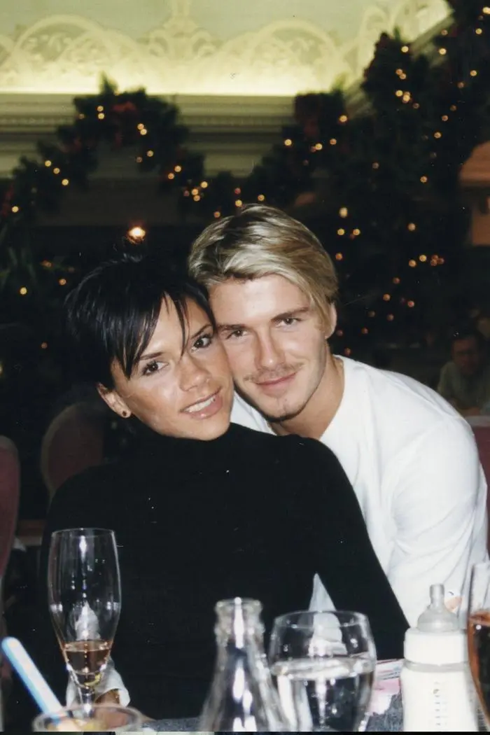 Lächeln nur im Privaten: Victoria und David Beckham 