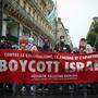 Boykottaufruf auf einer Demonstration in Frankreich 2021  | Boykottaufruf auf einer Demonstration in Frankreich 2021 