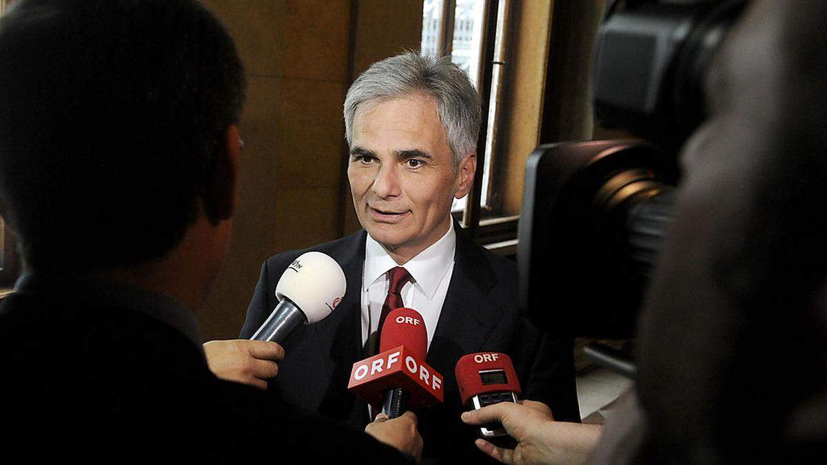 Unter Druck: Werner Faymann