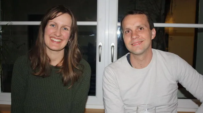 Marlene Nuart vom Biohof Wrießnig am Haberberg und Davic Tomic