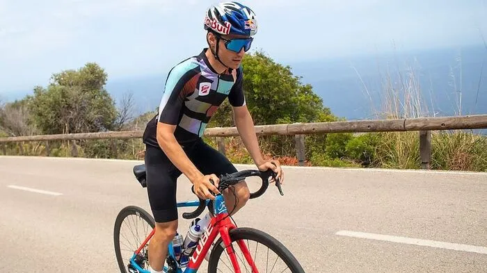Johannes Lamparter beim Training im Radsport-Eldorado Mallorca 