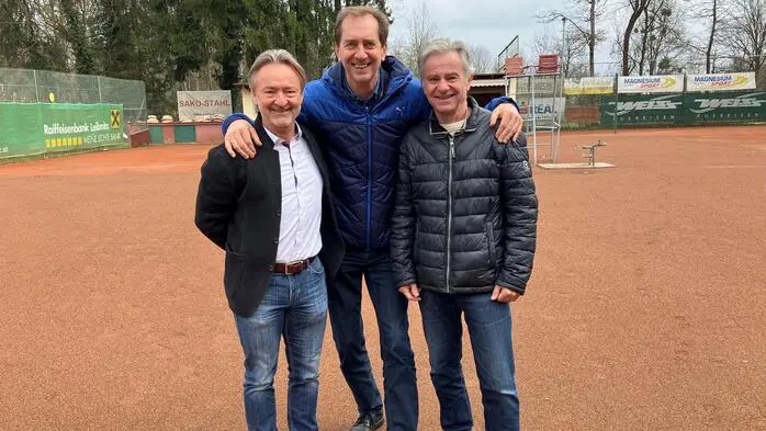 Kassier Edwin Baumann, Obmann Wolfgang Klemencic und Schriftführer Manfred Kolaritsch (v. l.)