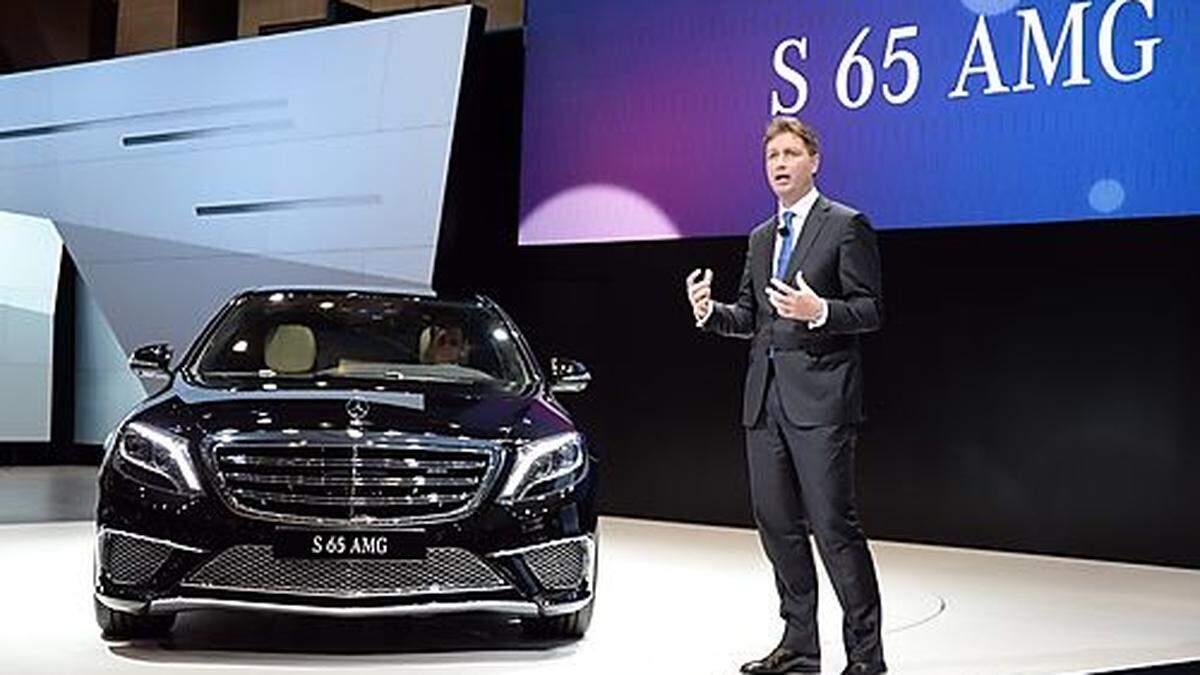 Die fetten Jahre sind vorbei: Vorstandsmitglied Ola Källenius bei der Premiere des S 65 AMG