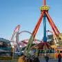 Im Wiener Prater entgleiste am Samstag ein Fahrgerät | Im Wiener Prater entgleiste am Samstag ein Fahrgerät