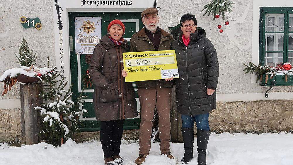 1200 Euro für „Steirer helfen Steirern“ vom Creativ-Verein
