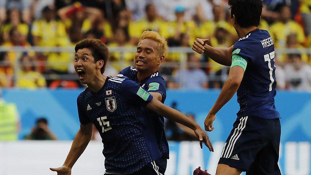 Yuya Osako sorgtein der 73. Minute für Japans 2:1-Führung.