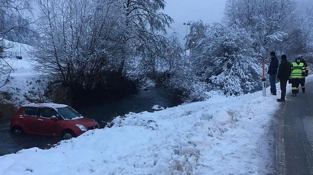 Die Freiwillige Feuerwehr Bruck-Stadt unterstützte die FF St. Katharein 