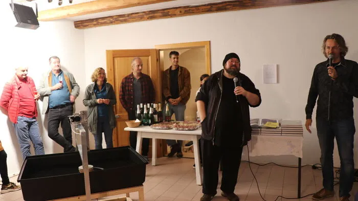 Die KOMMS.ST-Veranstalter Günther Friesinger und Georg Gratzer eröffneten den Abend