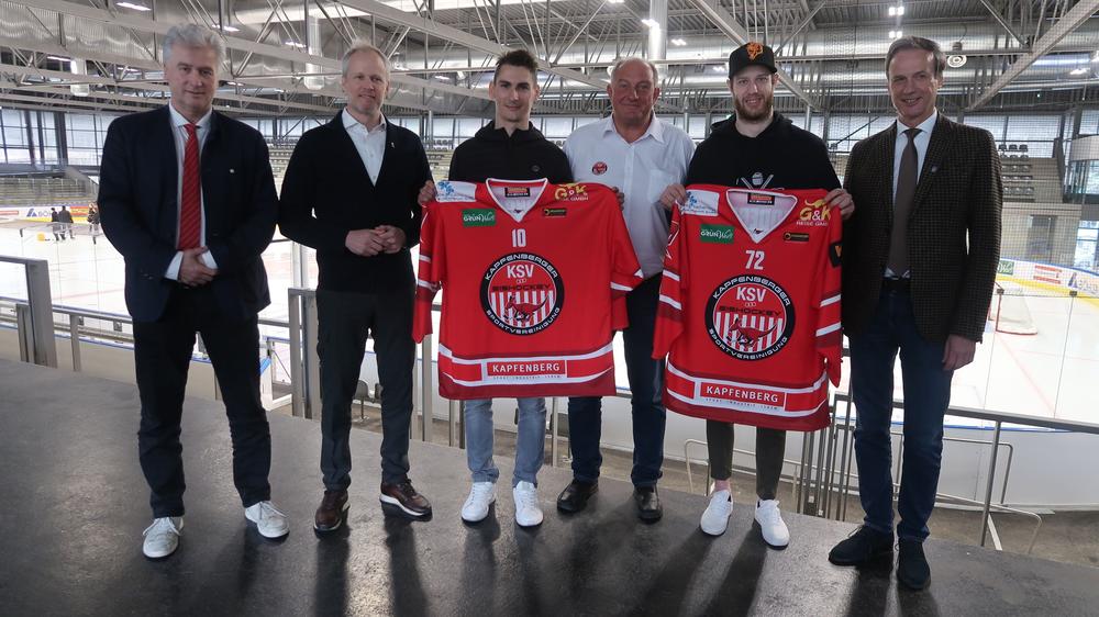 Eishockey KSV nimmt mit Kevin Moderer und Daniel Oberkofler den