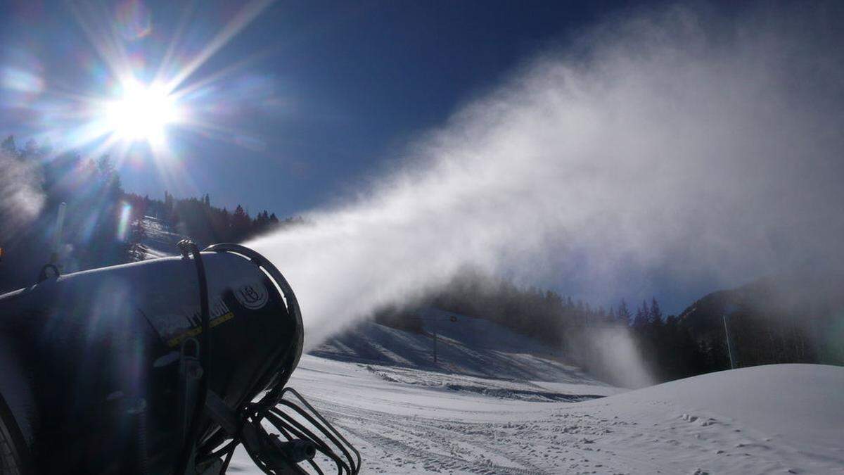 Streitfall Schneekanonen