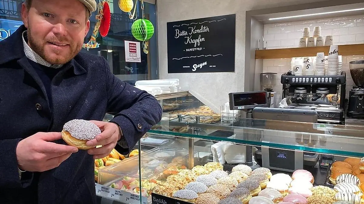 Albin Sorger-Domenigg bietet ab heute nagelneue Krapfensorten an