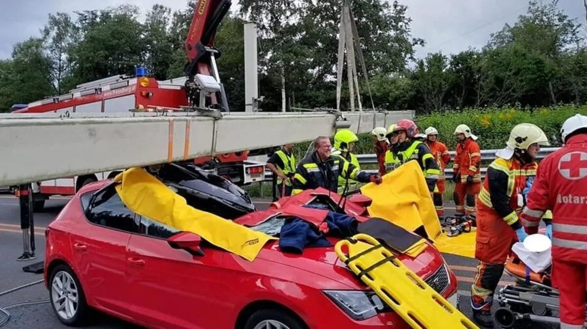 Dieser folgenschwere Unfall ereignete sich gestern auf der S6.