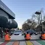 Klimaaktivisten der „Letzten Generation“ bei einer Straßenblockade im Dezember 2022 in Graz