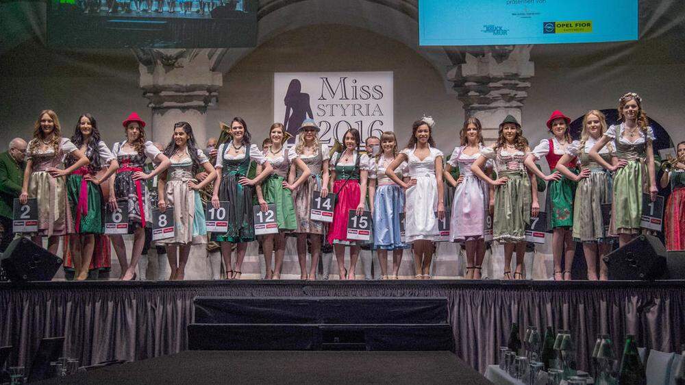 Die Missenanwärterin zur Wahl der Miss Styria 2016