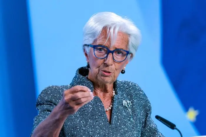 Frankfurt Pressekonferenz der Europaeischen Zentralbank, 12.09.2024. Christine Lagarde Praesidentin der Europaeische Zentralbank, Pressekonferenz der Europaeischen Zentralbank nach der Ratssitzung am 12.09.2024. *** Frankfurt Press conference of the European Central Bank, 12 09 2024 Christine Lagarde President of the European Central Bank , Press conference of the European Central Bank after the Council meeting on 12 09 2024 Copyright: xEibner-Pressefoto/FlorianxWieganx EP_FWD