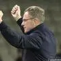 Ralf Rangnick hatte viel Grund zur Freude