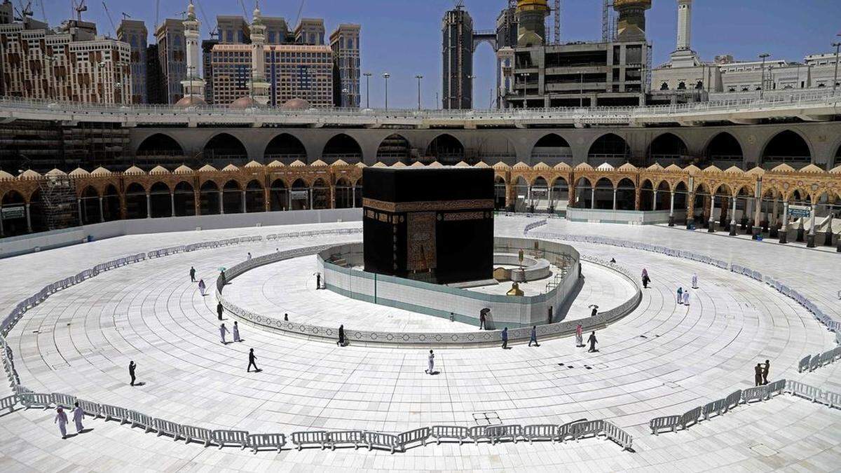 Ein Blick auf Mekka: Auch der Ramadan wird heuer aufgrund der Coronakrise anders gefeiert