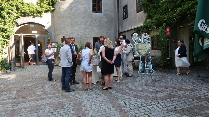 Auf der Burg Oberkapfenberg trafen sich die interessierten  obersteirischen Unternehmer.