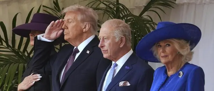 Trump in Windsor im vergangenen September