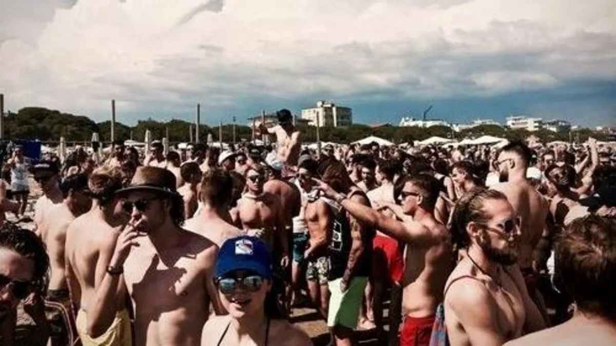Lignano ist derzeit Schauplatz einer ausgelassenen Feier