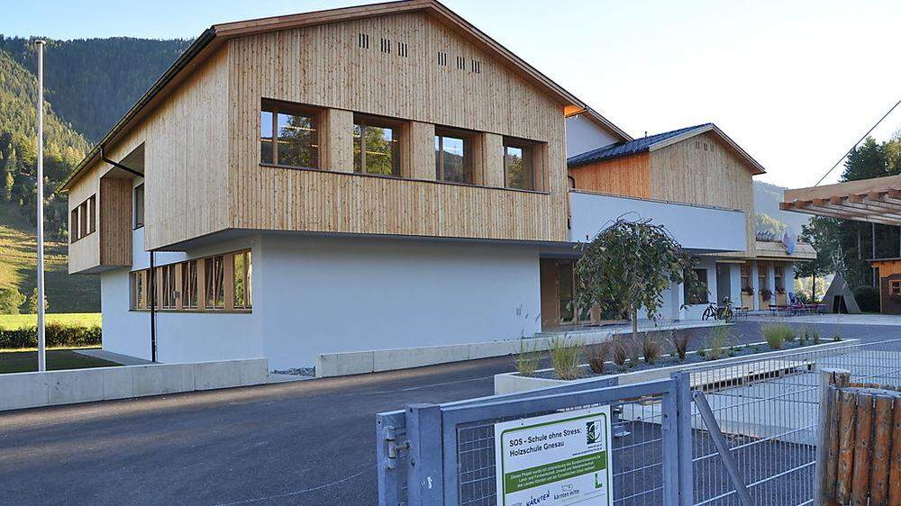 Die Volksschule in Gnesau ist seit dem Vorjahr eine Holzschule