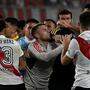 Beim Duell River Plate gegen Boca Juniors ging es heftig zu