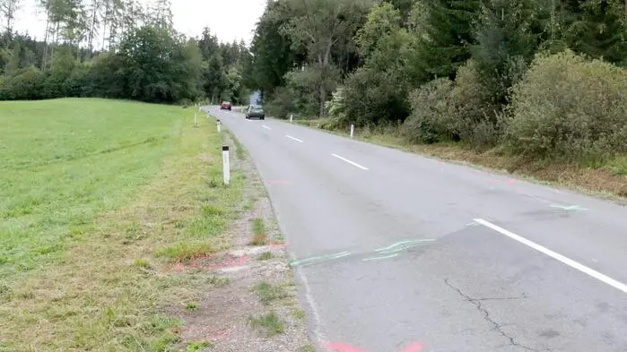 Hier kam es zum tödlichen Unfall 