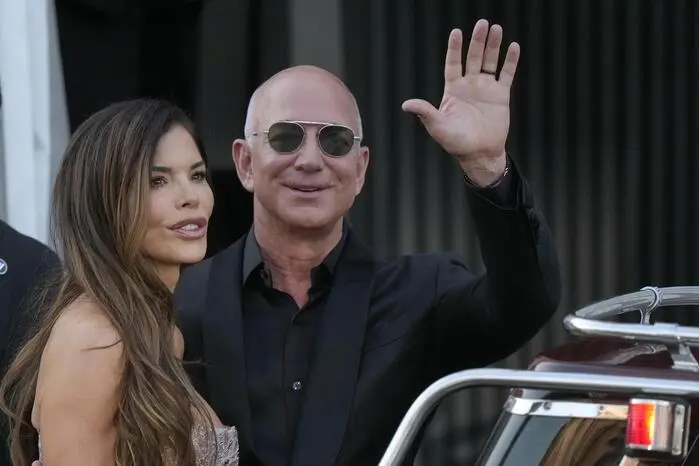 Lauren Sánchez Bezos und Jeff Bezos